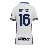 Maglia Calcio Inter Milan Davide Frattesi #16 Seconda Divisa Donna 2024-25 Manica Corta